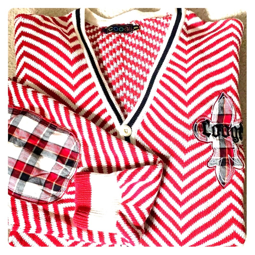 Coogi Cardigan Sweater
